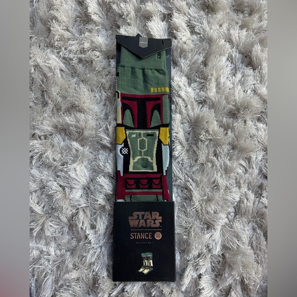 Stance X Star Wars Bobba Fett Men’s Socks NEW Size Medium - Picture 2 of 5